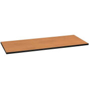 HON® Huddle Table Top Rectangle Flat Edge 60"W x 24"D Harvest Finish