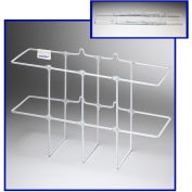 Horizon Mfg. White Collapsible Binder Rack, 3005, 13-1/4"L X 4-1/4"W X 8-1/4"H