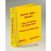 Horizon Mfg. Tri Lingual Three Ring SDS Binder, 3008, 1-1/2"W