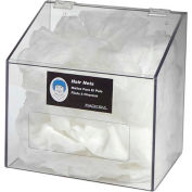 Horizon Mfg. 1-Compartment Clear Hair Net/Beard Cover/Shoe Cover/Arm Protector Dispenser