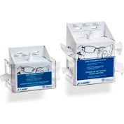 Rack'Em Racks 5158 Lens Cleaning Station, Clear Acrylic With Wall Mounts