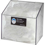 Horizon Mfg. 1-Compartment Clear Hair Net/Beard Cover/Shoe Cover/Arm Protector Dispenser (No Hole)
