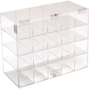 Horizon Mfg. Safety Glass Holder With Door, 5203, Holds 20 Glasses, 6-3/4"L