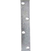 Ultra Hardware Mending Plate, Galv. Zinc, 6"L X 1-1/8"W - Pkg Qty 10