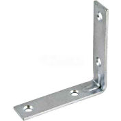 Ultra Hardware Brace Corner, Galv. Zinc Dichromate, 2-1/2"L X 5/8"W - Pkg Qty 24