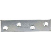 Ultra Hardware Mending Plate, Galv. Zinc Dichromate, 3"L X 5/8"W - Pkg Qty 48