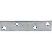 Ultra Hardware Mending Plate, Galv. Zinc Dichromate, 4"L X 5/8"W - Pkg Qty 48