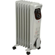 Comfort Zone® Heater Deluxe Oil Filled Radiator CZ8008 - 1500/900/600 Watt