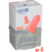 Howard Leight™ MAX-1-D MAXIMUM® Ear Plugs, Disposable, NRR 33, Uncorded, 500 Pairs/Box