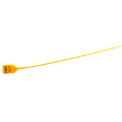 Global Industrial· Adjustable Plastic Truck Seal, 18"L, Yellow, 100/Pack
