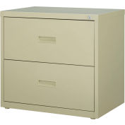 Hirsh Industries® HL1000 Series® Lateral File 30" Wide 2-Drawer - Putty