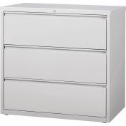 Hirsh Industries® HL10000 Series® Lateral File 42" Wide 3-Drawer - Light Gray