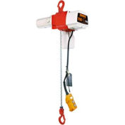 ED Dual Speed Electric Chain Hoist - 400 lbs, 10' Lift, 26/10 ft/min, 120V