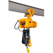 SNER Electric Chain Hoist w/ Push Trolley - 1/2 Ton, 10' Lift, 7 ft/min, 115V
