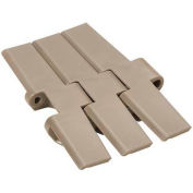 HabaCHAIN, 882, Slat Top Chain, Radius, HD, Tabbed, LF Acetal, 10'L, 7.5"W
