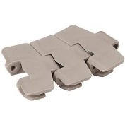 HabaCHAIN, 890, Slat Top Chain, Tight, Radius, SD, Tabbed, LF Acetal, 10'L, 3.25"W