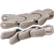HabaCHAIN, 1700, Multiflex Conveyor Plastic Chain, Radius, HD, LF Acetal, 10'L, 2.17"W