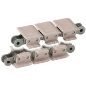 HabaCHAIN, 1843, Snap-On Chain, Radius, SD, Tabbed, LF Acetal, SS Base Chain, 10'L, 1.5"W