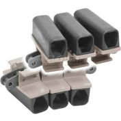 HabaCHAIN, 1873, Snap-On Chain, D Grip, Radius, HD, Tabbed, LF Acetal, SS Base Chain, 10'L, 3.75"W
