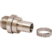 Husky 3/4"M BSPP x 3/4" Hose Barb Roller Bearing Diesel Exhaust Fluid Inline Swivel - 7282