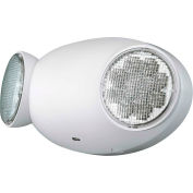 Hubbell CU2RC LED White Emergency Unit w/ Adjustable Heads, Remote Capability
