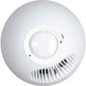 Hubbell OMNI PIR/Ultrasonic Ceiling Low Voltage Sensor with 500 Sq Ft Range and Relay & Photocell