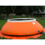 Husky High-Sided Self Supporting Tank HS-5000 - 22 Oz. Thickness 198" Dia. x 60"H 5000 Gallon Yellow