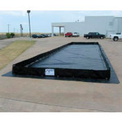 Husky Portable Patriot Angle Berm 30 oz. Vinyl, 12' x 50', Blue, P-12501v30-BL