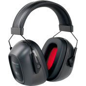 Honeywell VeriShield 1035108-VS 100 Passive Earmuffs, Over The Head, Black, NRR 30