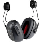 Honeywell Verishield Hard Hat Mounted Ear Muff, 24 dB, Black/Yellow