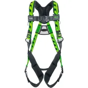 Honeywell Miller® AirCore Stretchable Harness with Back D-Ring, Tongue Buckle, Universal, Green