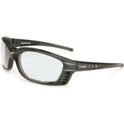 Uvex® Livewire Safety Glasses, Matte Black Frame, Clear Lens, Anti-Fog