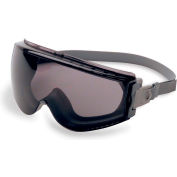 Uvex® Stealth Safety Goggles, Gray Frame, Gray Lens, Scratch-Resistant, Hard Coat, Anti-Fog