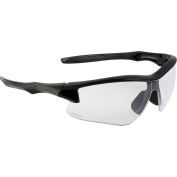 Uvex® Acadia S4160XP Safety Glasses, Black Frame, Clear Lens, Anti-Fog