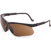 Uvex® S3201HS Genesis Anti Fog Safety Glasses, Black Frame, Espresso HS Lens