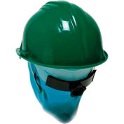 ComfitWear® Hard Hat With Ratchet Nape Strap, Polyethylene, White - Pkg Qty 20