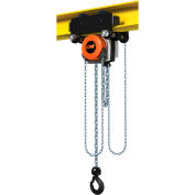CM Hurricane 360° Hoist & Trolley Combo Geared 3 Ton Capacity, 20' LIft