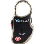 eGeeTouch Smart TSA lock 5-01000-99 with NFC and Bluetooth Access - Vicinity Tracking - Black