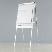 Iceberg Polarity Dry Erase Flipchart Easel, 38W" x 67 To 73H" - White