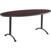 Iceberg ARC Conference Room Training Table - 72" x 36" Oval - Walnut