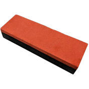 Grier Abrasives Stone Bench, 1" x 6" x 2" Shank, 120/320, Blue & Orange - Pkg Qty 10