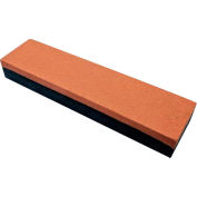 Grier Abrasives Stone Bench, 1" x 8" x 2" Shank, 120/320, Blue & Orange - Pkg Qty 10