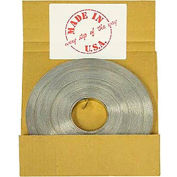 Independent Metal Strap Self Dispensing Stainless Steel Strapping Box , 200'L x 1/2"W x 0.015" Thick
