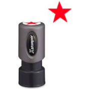 Xstamper® Pre-Inked Design Stamp, STAR Design, 5/8" Diameter, Red
