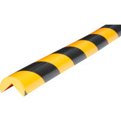 Knuffi 90-Degree Corner Bumper Guard, Type A, 39-3/8"L x 1-9/16"W, Yellow/Black, 60-6702