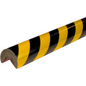 Knuffi® A+ Corner Bumper Guard, 3.28', Reflective Black/Yellow, 60-6855