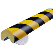 Knuffi® WPK-A+ Corner Wall Protection Kit, 1.64', Black/Yellow, 60-6866