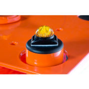 Ideal Warehouse Replacement Yellow LED Lights For PSZ-SLM Portable Safety Zone, 5/Pack