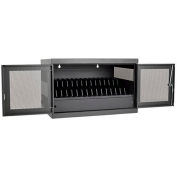 Tripp Lite 16-Device USB Charging Station Cabinet with Sync for iPad and Android Tablets, Black