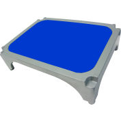 Imperial Surgical® OR-36363-02 Aluminum Stackable Step Stool with Dark Blue Mat - Pkg Qty 4